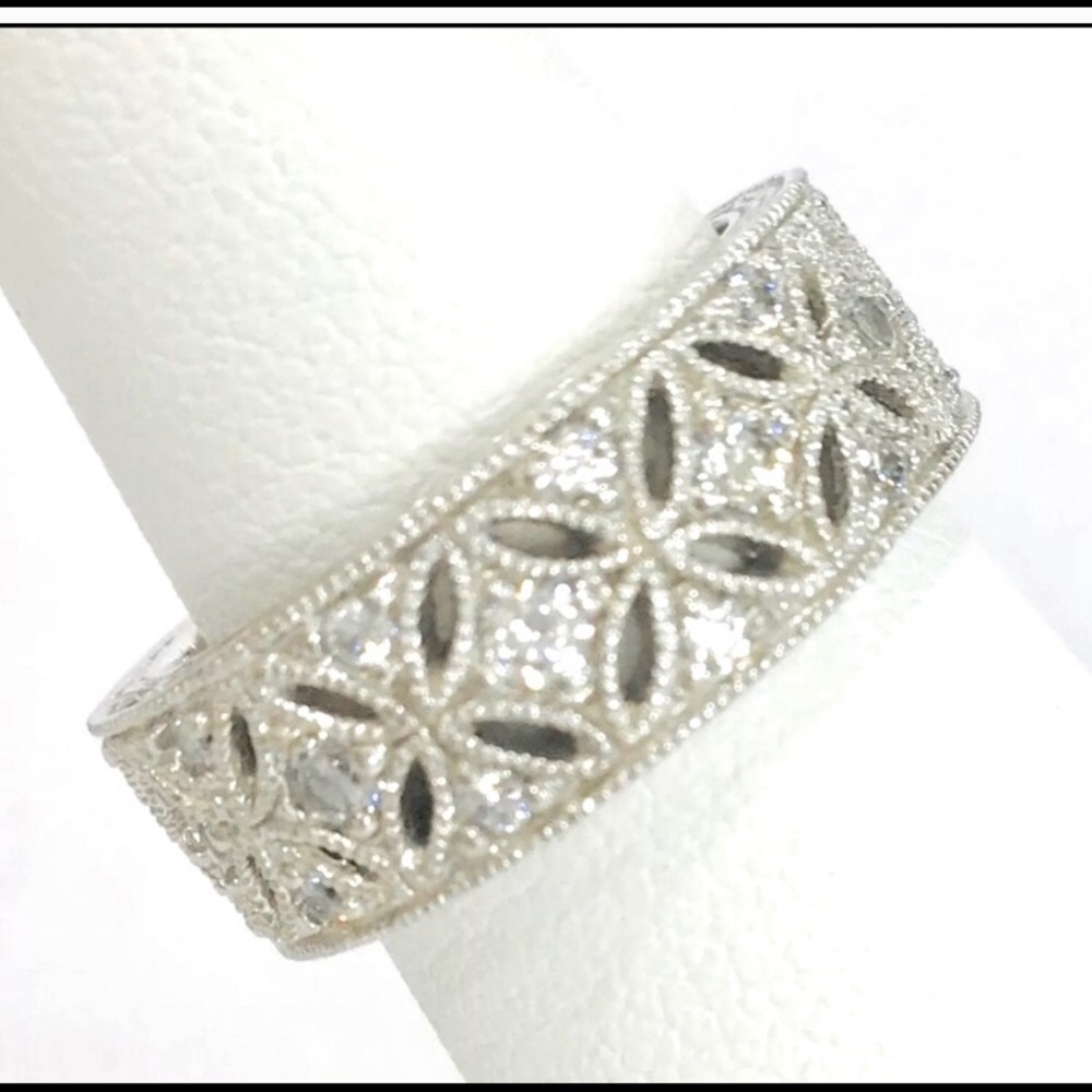 Tacori Estate Harlequin Eternity Ring